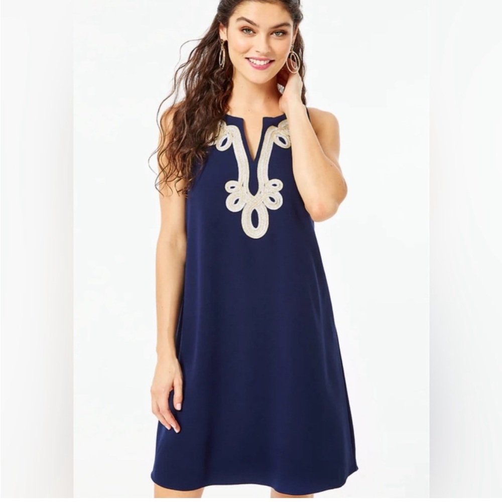 LILLY PULITZER | Cherlynn Soft Shift dress. True Blue. Sz 8
